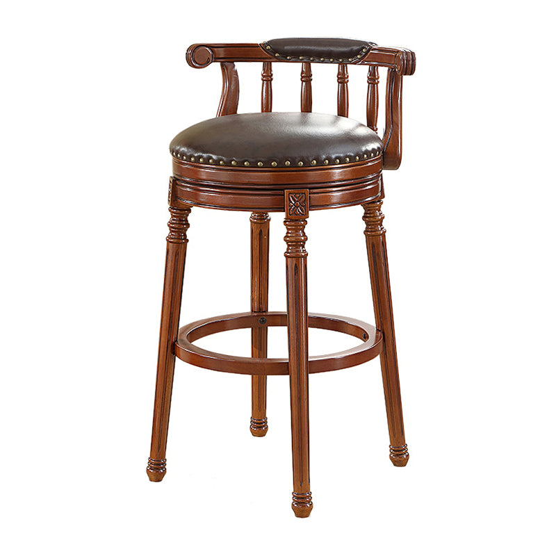 Modern Style Bar Table 1/3 Pieces Brown Colour Solid Wood Counter Table