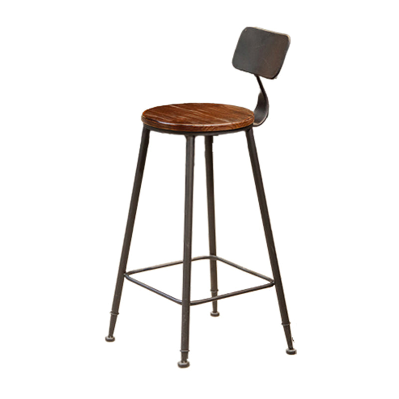 Industrial Rectangle Bar Stool and Table Set 1/2/7 Pieces Indoor Wood Pub Dining Set