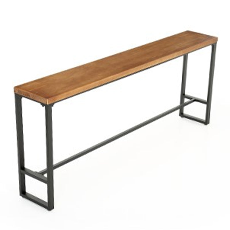 Industrial Wood Bar Table Set 1/5/9 Pieces Rectangle Counter Table