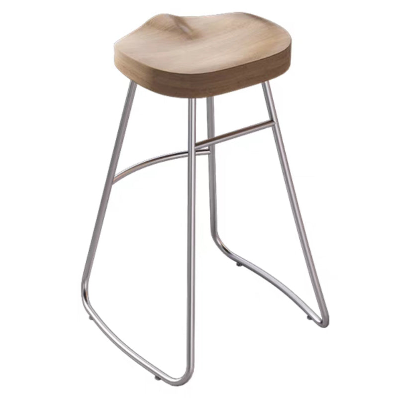 Luxurious Rectangle Solid Wood Bar Table Set 1/5 Pieces Counter Table with Backless Stools