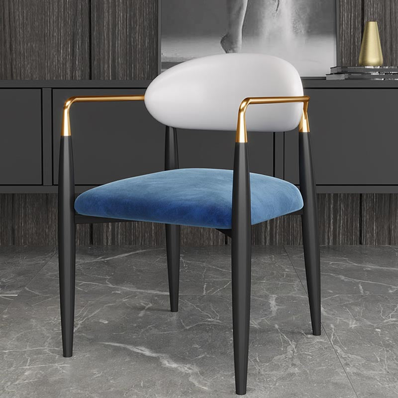 Glam Dining Set Stone 1/4/5 Pieces Dining Gold Furniture for Home