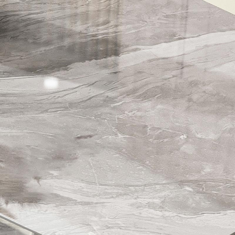 Nordic Sintered Stone Top Dining Set Rectangular 1/4/5/6/7 Pieces Dining Room Table Set