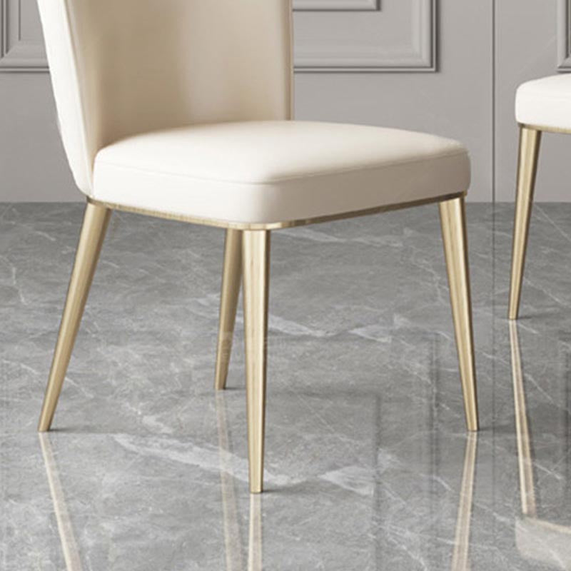 Glam Dining Furniture Set 1/4/5/6/7 Pcs Sintered Stone Dining Table and Chairs