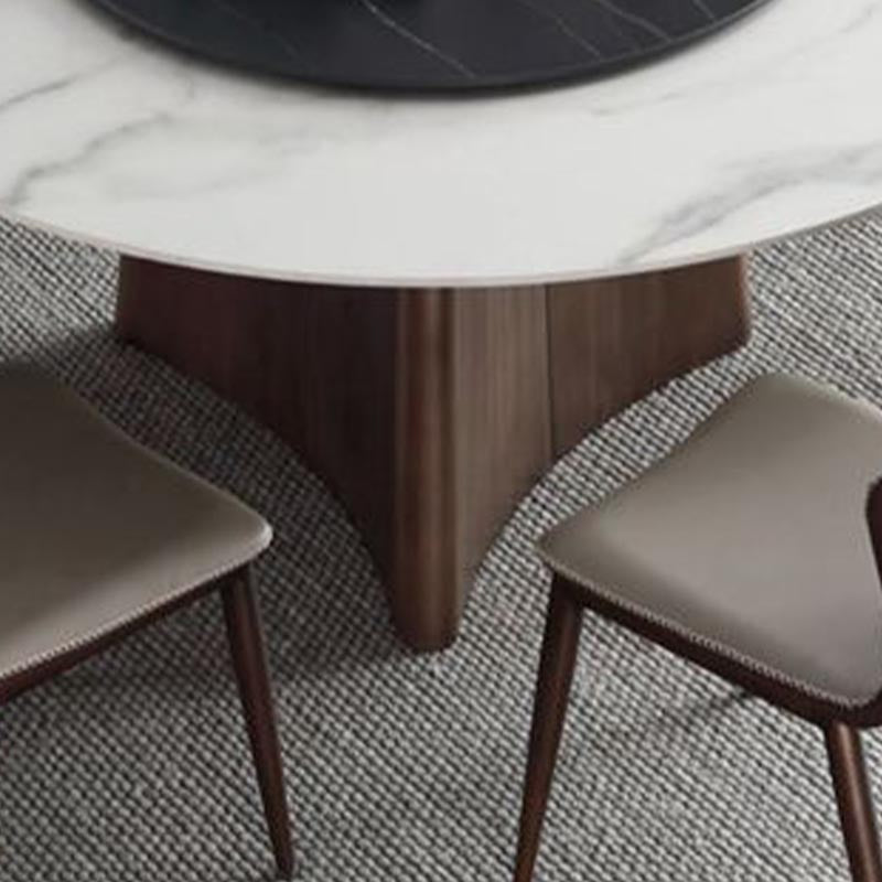 Modern Dining Set Stone 1/4/9 Pieces Dining Turntable Furniture for Home