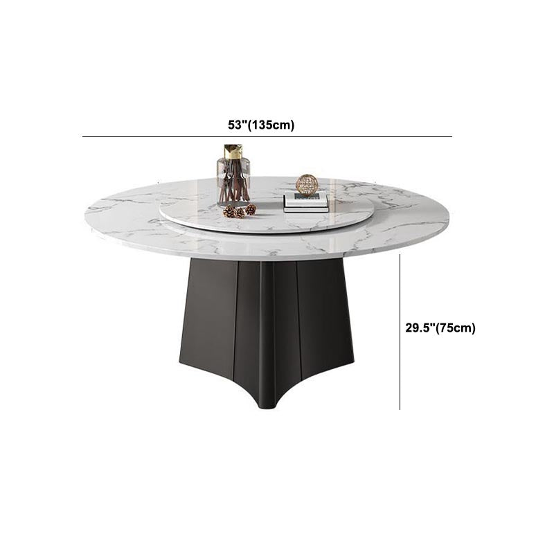Modern Dining Set Stone 1/4/9 Pieces Dining Turntable Furniture for Home