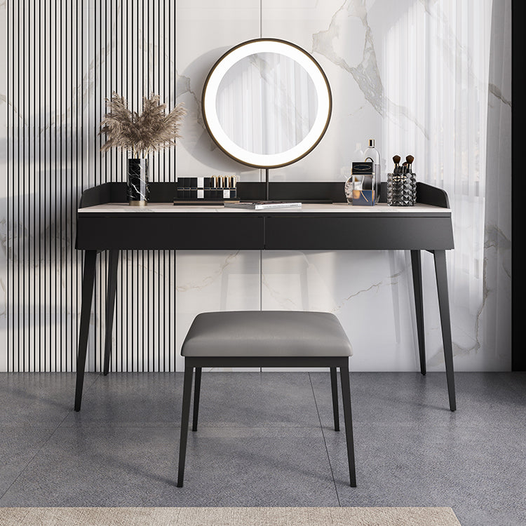 2-Drawer Make-up Vanity Contemporary Makeup Vanity Desk Table