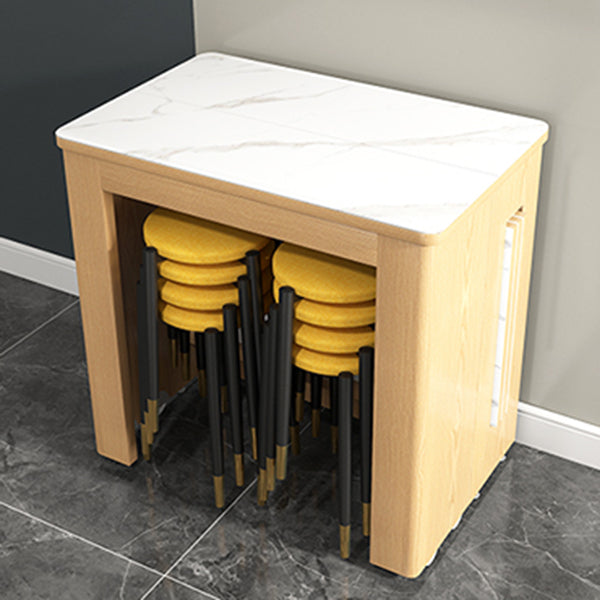 Contemporary Style Dinner Table Rectangle Furniture,72.3"L x 31.5"W x 29.5"H