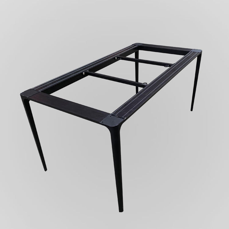 Rectangle Dining Table White Stone Modern Dining Table for Home