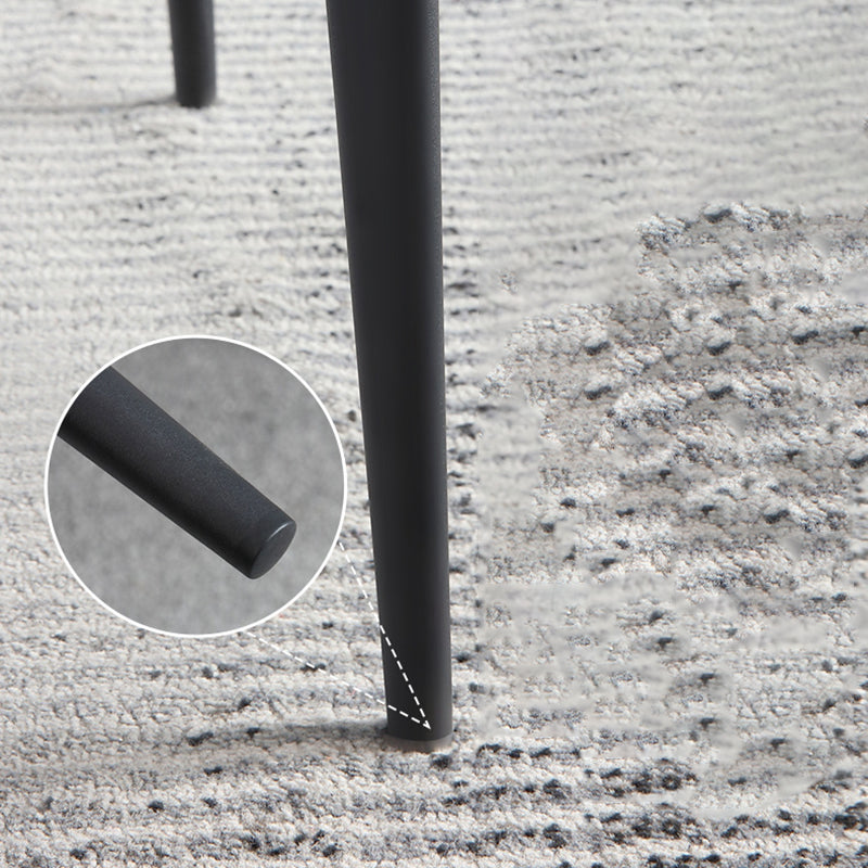 Industrial Faux Leather Dining Chairs Wingback Arm Side Chair for Kitchen