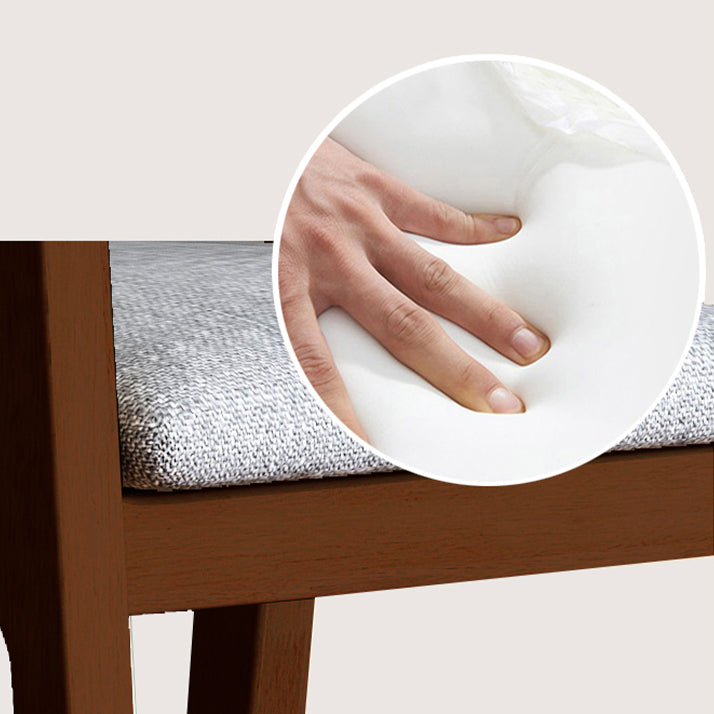 Modern Dining Chairs Open Back Dining Arm Side Chair with Wooden Legs