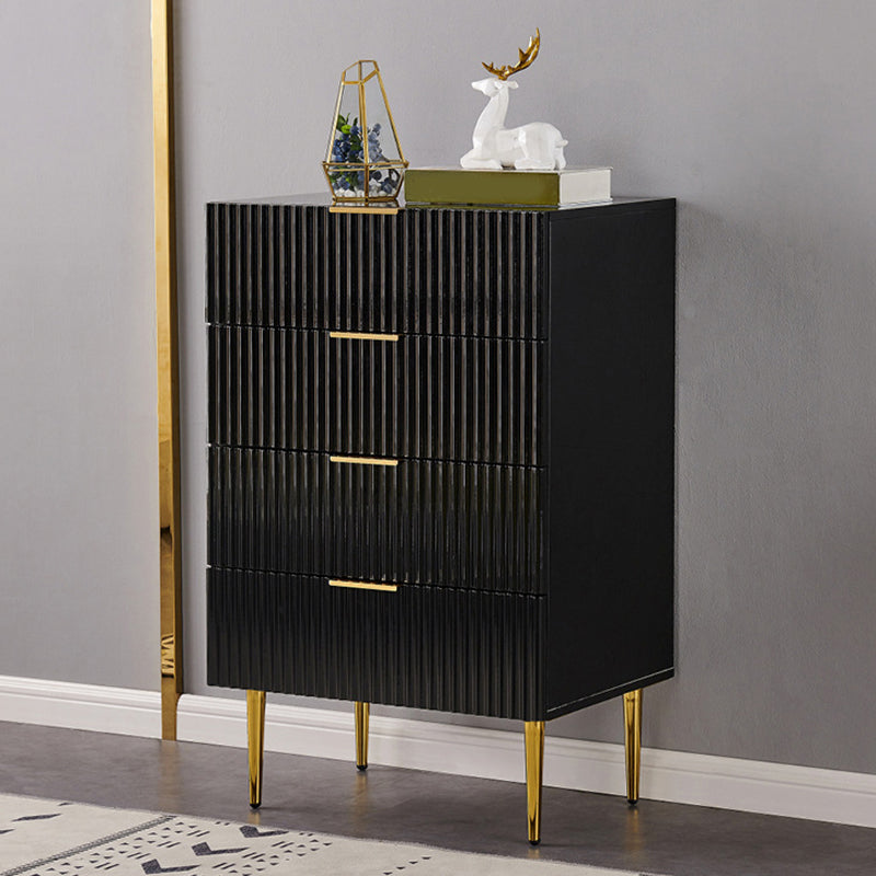 Modern 15.74" Wide Accent Chest Solid Wood Soft Close Drawers Chest