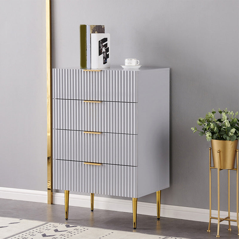 Modern 15.74" Wide Accent Chest Solid Wood Soft Close Drawers Chest