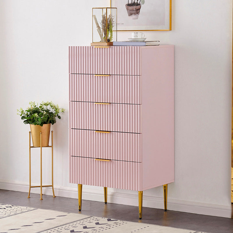 Modern 15.74" Wide Accent Chest Solid Wood Soft Close Drawers Chest