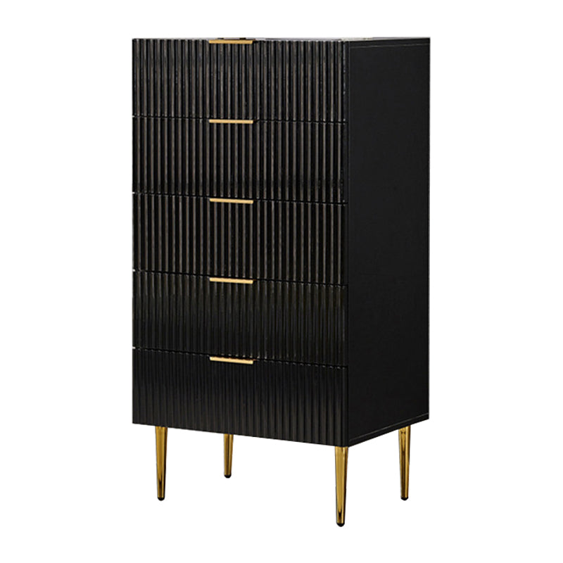 Modern 15.74" Wide Accent Chest Solid Wood Soft Close Drawers Chest