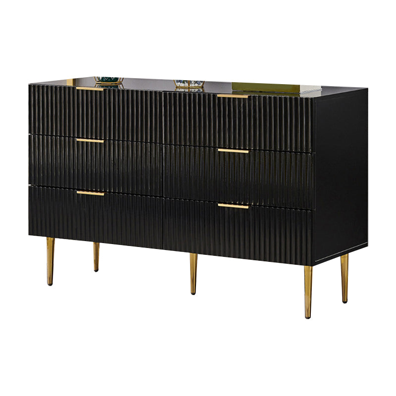 Modern 15.74" Wide Accent Chest Solid Wood Soft Close Drawers Chest