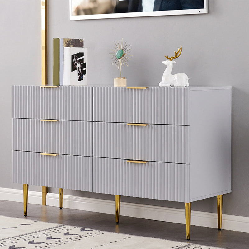 Modern 15.74" Wide Accent Chest Solid Wood Soft Close Drawers Chest