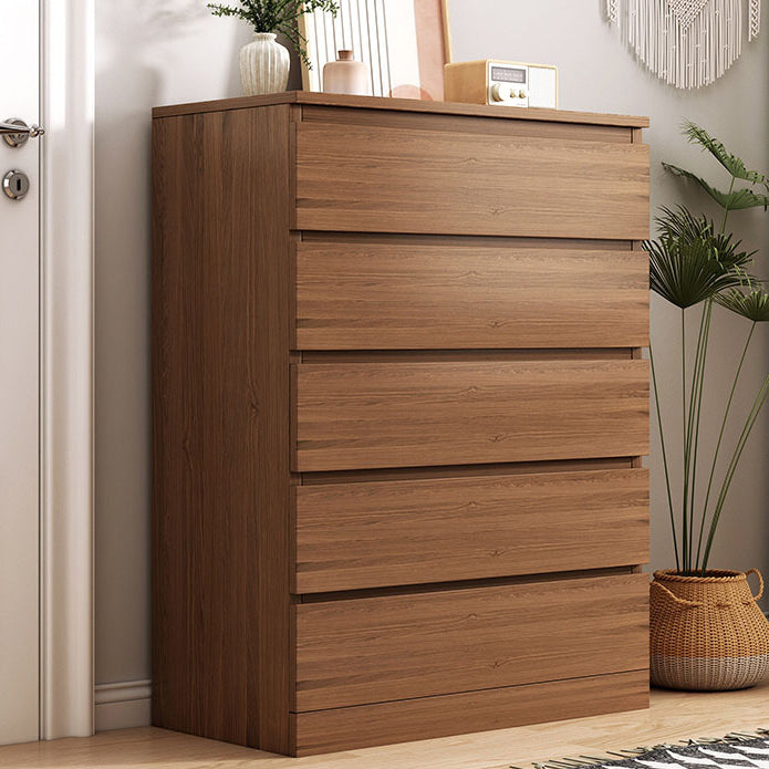 Wood Accent Cabinet with Drawers 14.96" Wide Modern Standard Side Cabinet