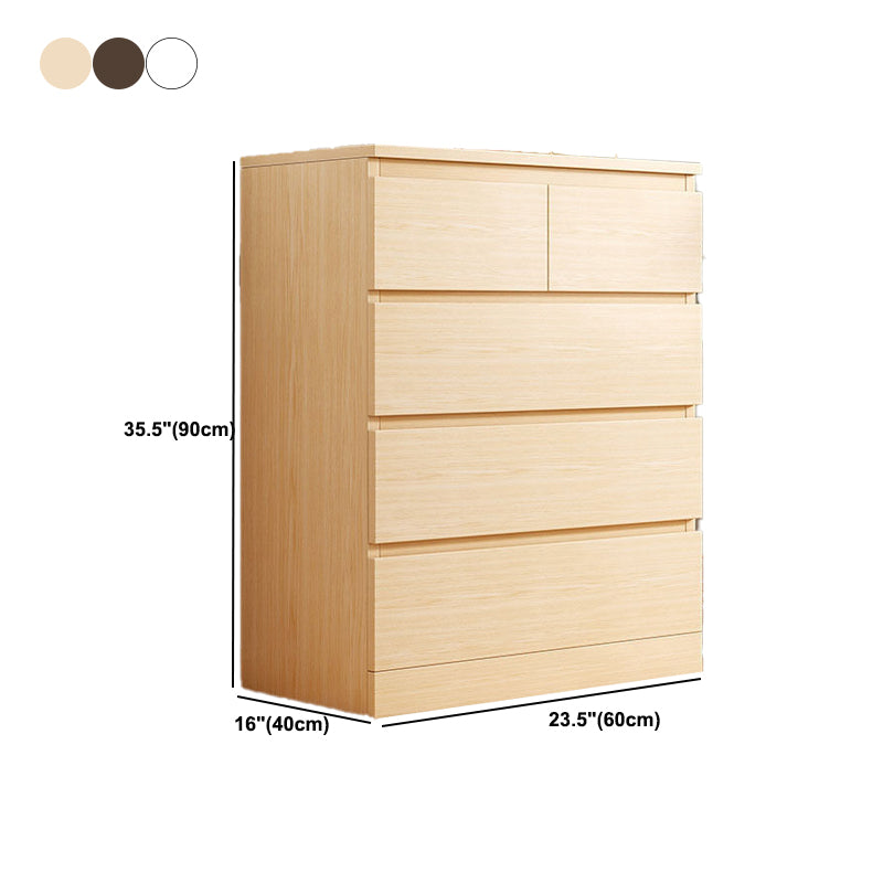 15.74" Wide Modern Wood Accent Chest Rectangle Chest with Drawers