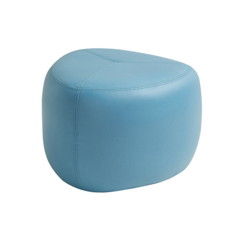 Fade Resistant Specialty Ottoman Contemporary Faux Leather Pouf