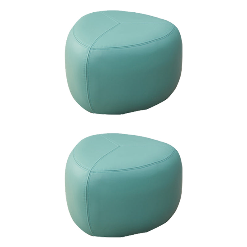 Fade Resistant Specialty Ottoman Contemporary Faux Leather Pouf