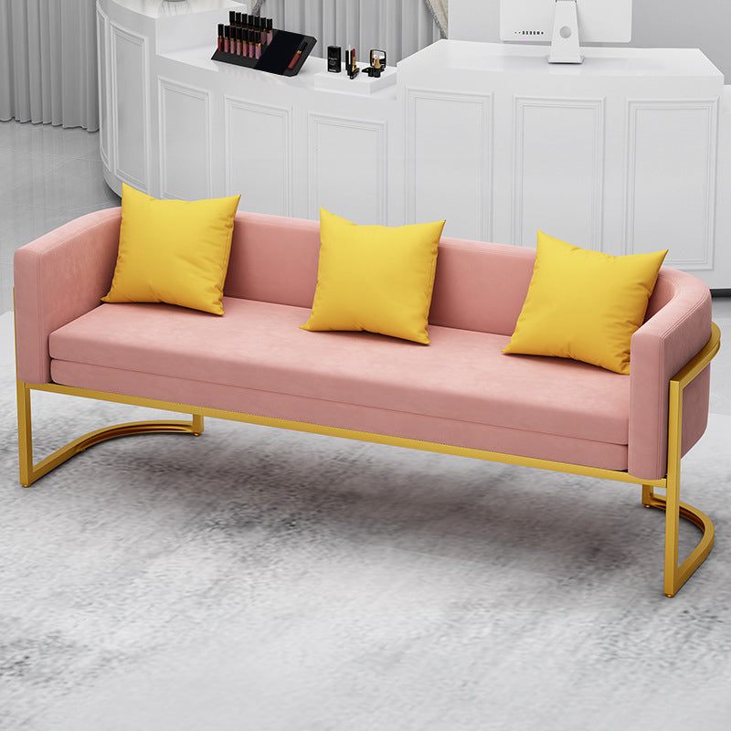 Tuxedo Arm Sofa 24.40" W x 29.52" H Velvet Sofa Standard Sofa