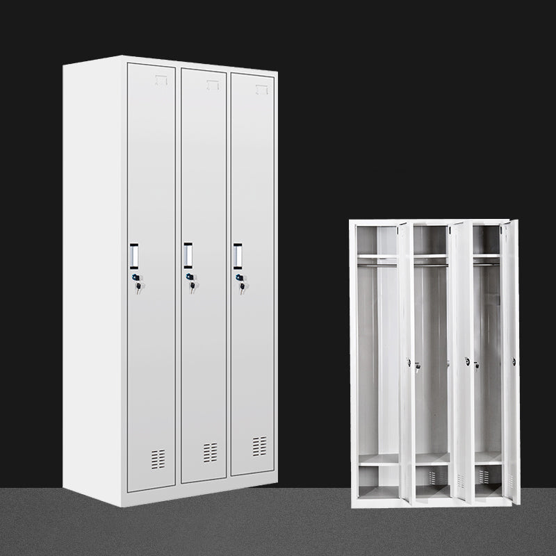 Metal Wardrobe Cabinet Contemporary Hinged Wardrobe Armoire for Bedroom