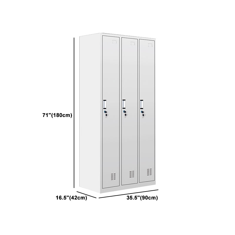 Metal Wardrobe Cabinet Contemporary Hinged Wardrobe Armoire for Bedroom