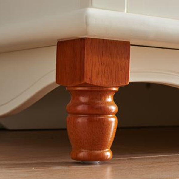 Coastal Engineered Wood Armoire for Bedroom Matte Finish Cabinet with Hinged Door