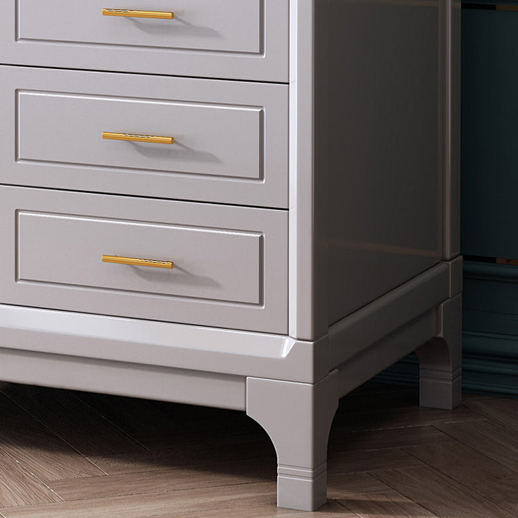 Traditional Solid Wood Wardrobe Closet Hinged Wardrobe Armoire