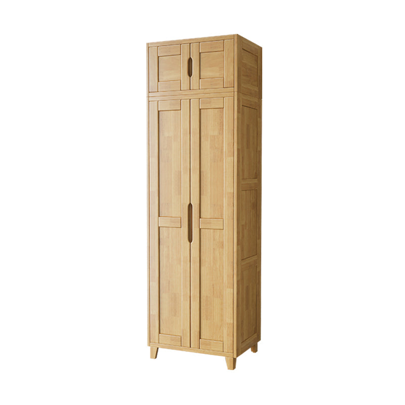 Light Wood Finish Wardrobe Armoire Traditional Wardrobe Cabinet