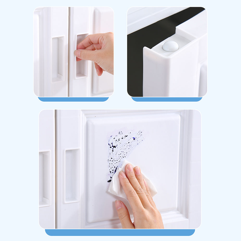 Contemporary Style Bedroom Cabinet Plastic Non-Hanging Storage Cabinet