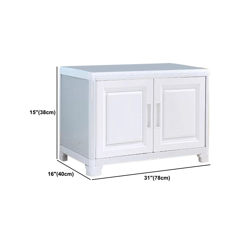 Contemporary Style Bedroom Cabinet Plastic Non-Hanging Storage Cabinet