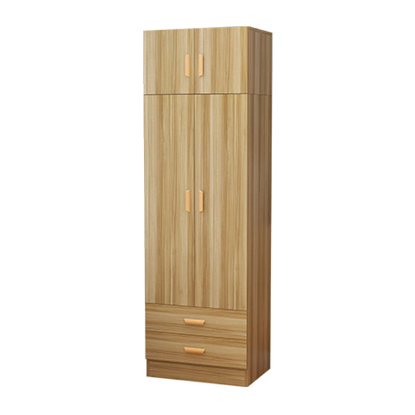Contemporary Style Wardrobe Armoire Wood Wardrobe Closet for Bedroom