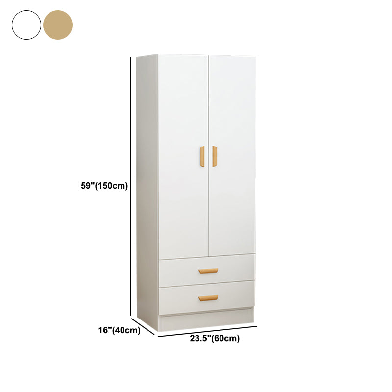 Contemporary Style Wardrobe Armoire Wood Wardrobe Closet for Bedroom