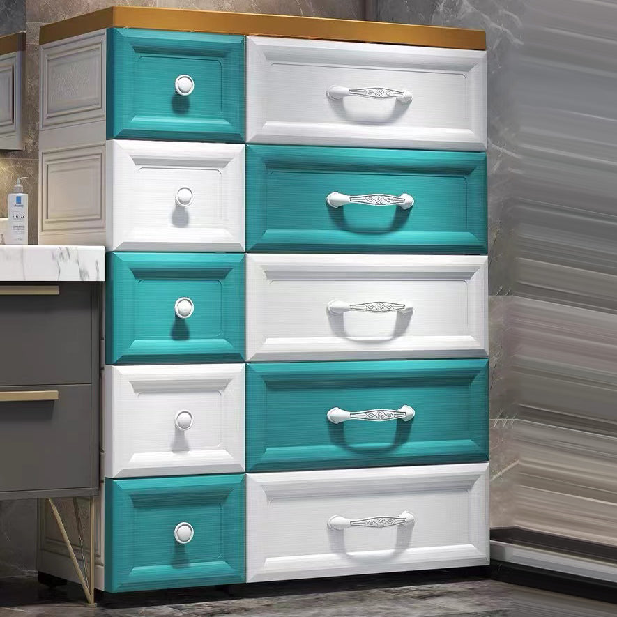 Modern Wardrobe Plastic 10-drawer Wardrobe Closet,29.53" D x 13.78" W x 39.37" H