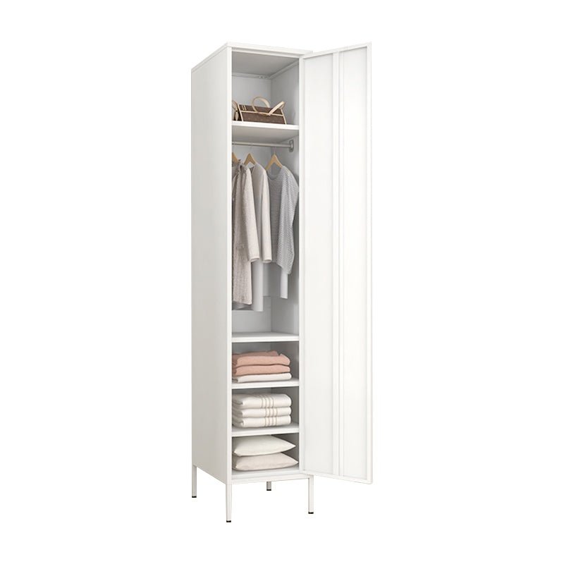 Contemporary Style Wardrobe Metal Wardrobe Closet with Shelves