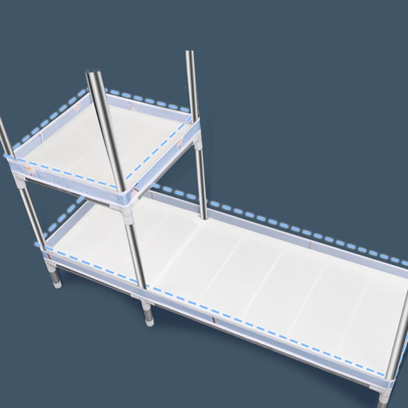 Modern Style Wardrobe Metal Bedroom Wardrobe Closet with Shelves