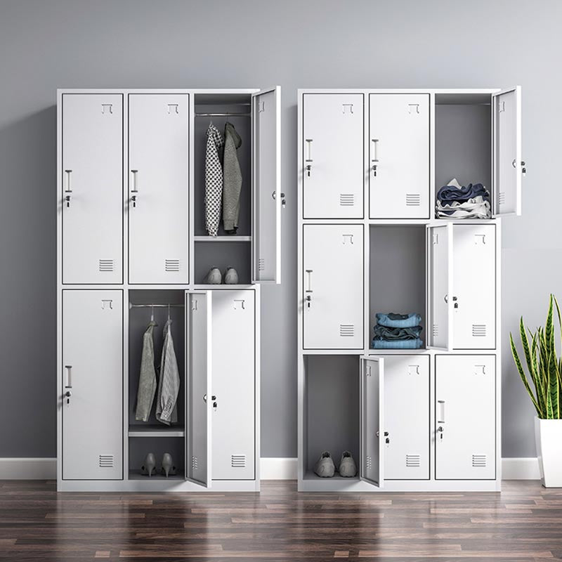 Hinged Modern Wardrobe Armoire Metal Wardrobe Cabinet for Home