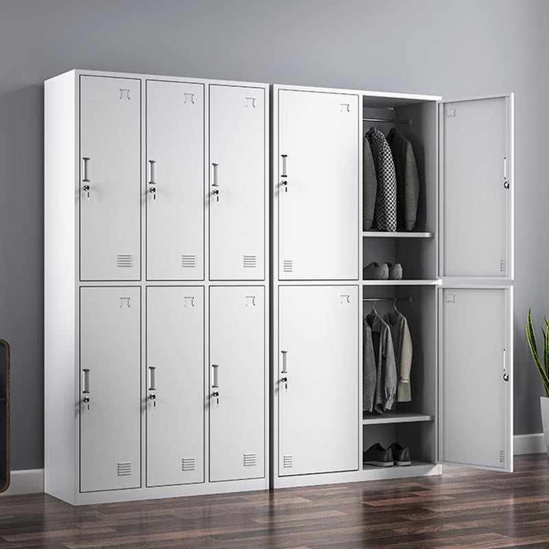 Hinged Modern Wardrobe Armoire Metal Wardrobe Cabinet for Home