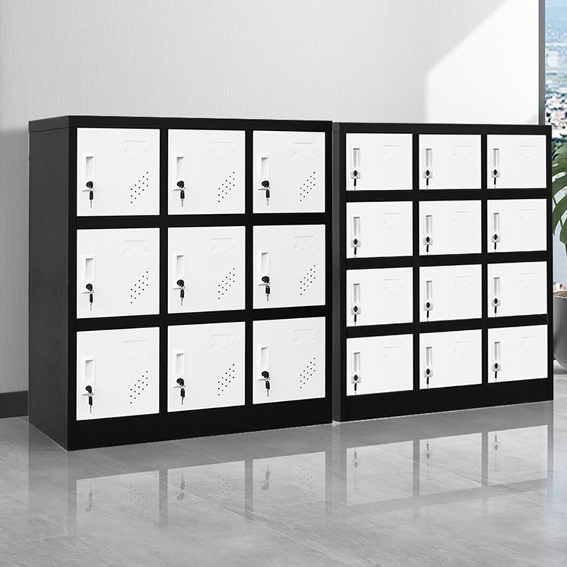 Hinged Contemporary Storage Cabinet Non-Hanging Armoire for Home