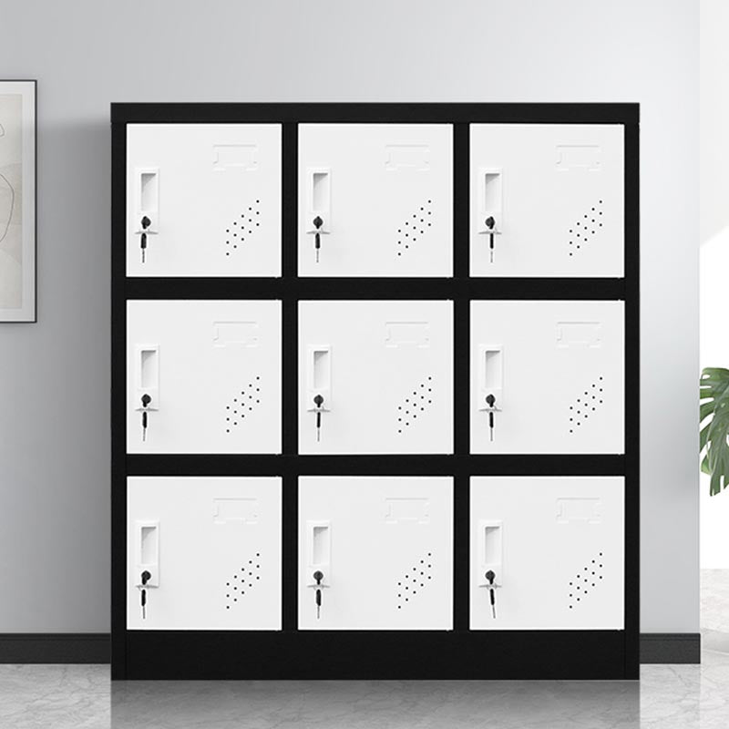 Hinged Contemporary Storage Cabinet Non-Hanging Armoire for Home