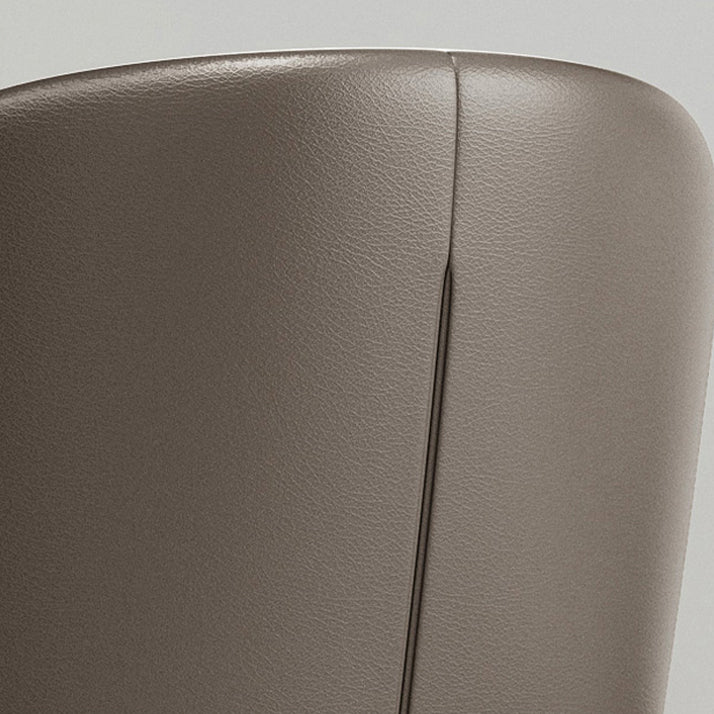 Nordic Style Metal Dining Chairs Leather Dining Parsons Chair for Restaurant Use