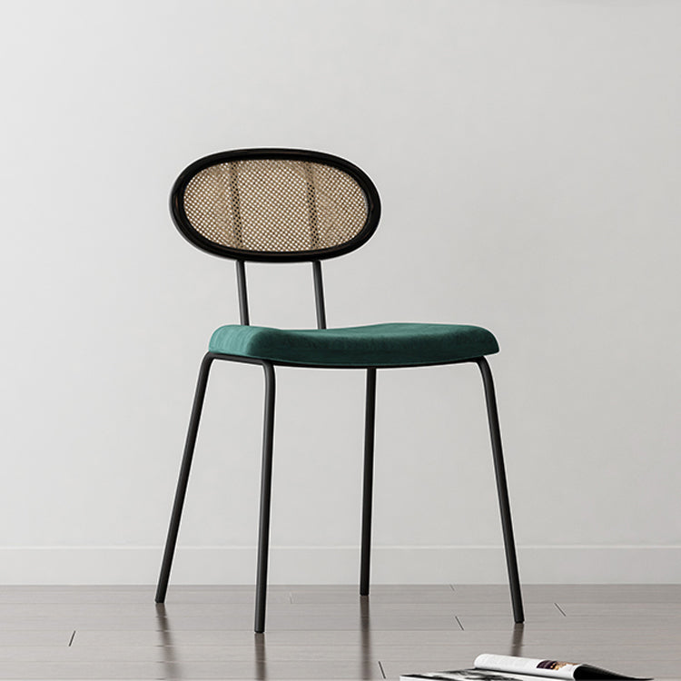 Fabric Side Chair Industrial Design Armless Open Back Side Chairs