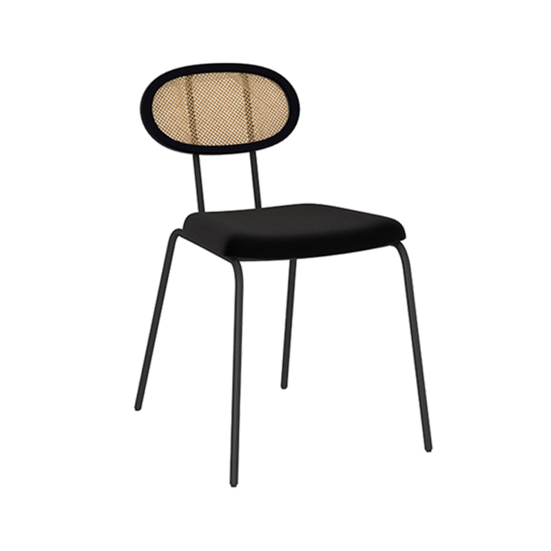 Fabric Side Chair Industrial Design Armless Open Back Side Chairs