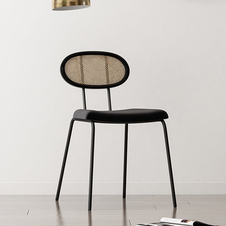 Fabric Side Chair Industrial Design Armless Open Back Side Chairs