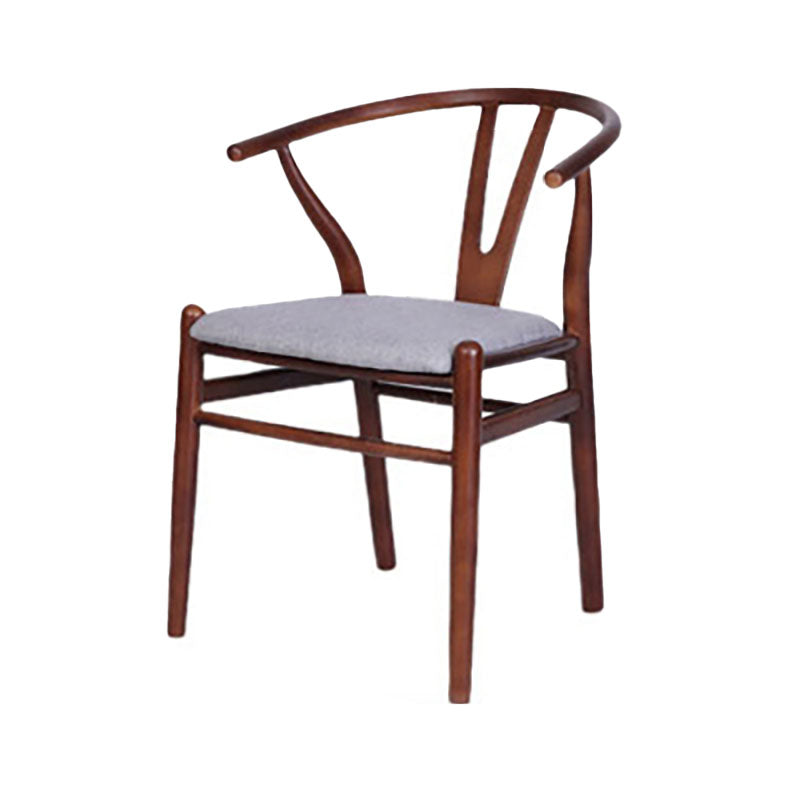 Contemporary Style Dining Chairs Wood Dining Armless Side Chairs