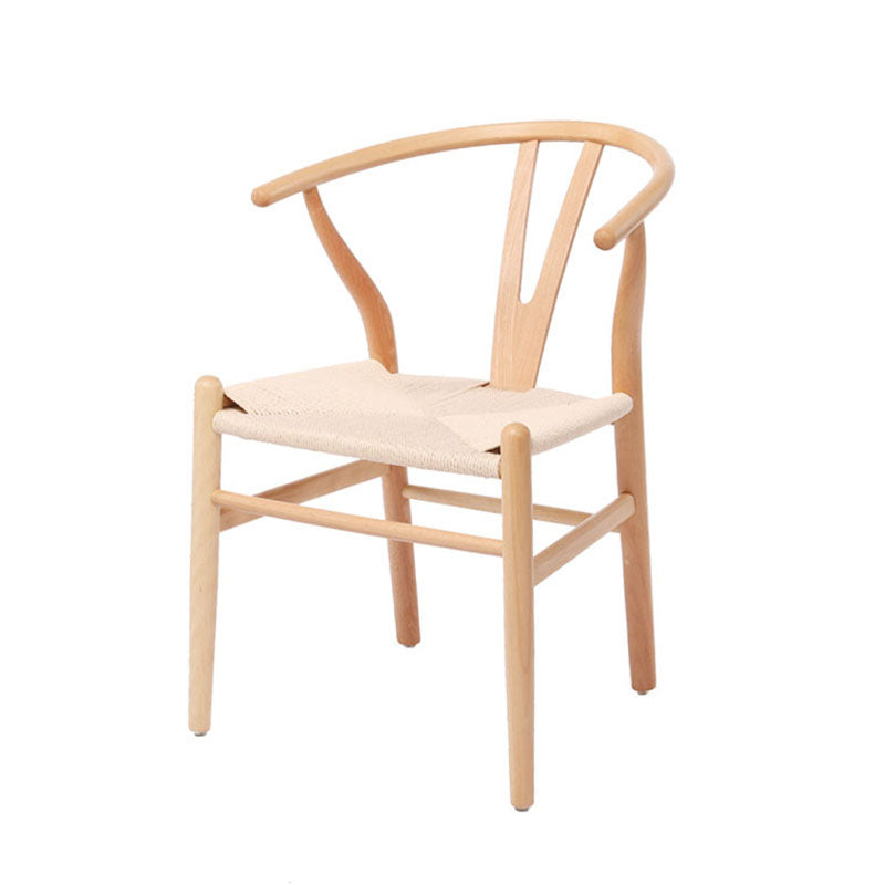 Contemporary Style Dining Chairs Wood Dining Armless Side Chairs