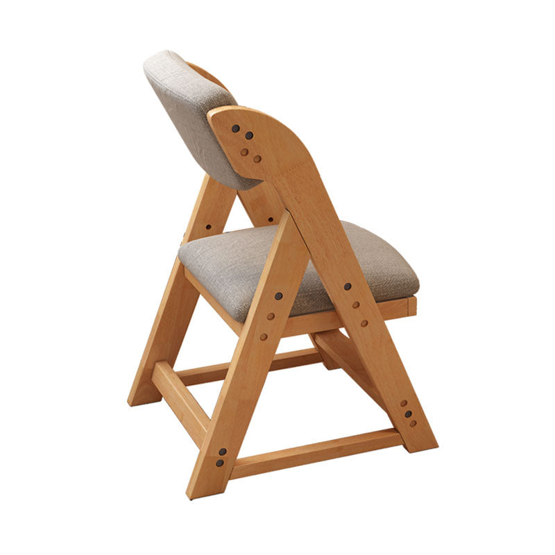 Contemporary Style Chair Dining Armless Side Chairs with Wooden Legs