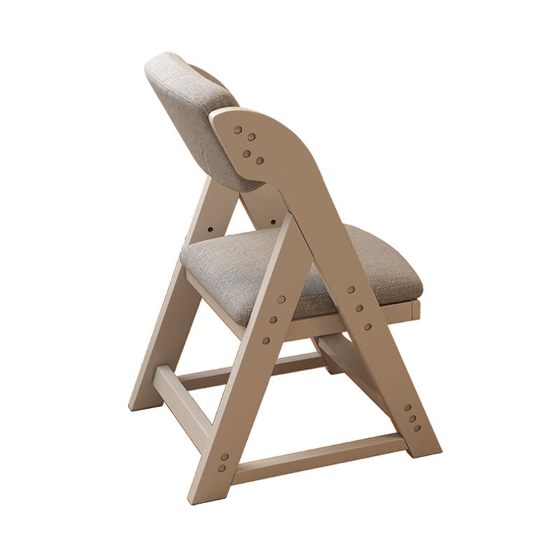 Contemporary Style Chair Dining Armless Side Chairs with Wooden Legs