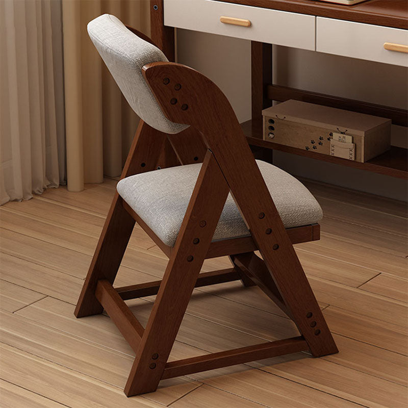 Contemporary Style Chair Dining Armless Side Chairs with Wooden Legs